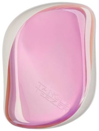 Tangle Teezer® Compact Styler Holographic - Kompaktní kartáč na vlasy Duhově růžový