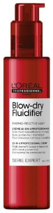 L´oréal Professionnel Serie Expert Blow-dry Fluidifier 10-in-1 - Tvarující termoochranný krém 150 ml