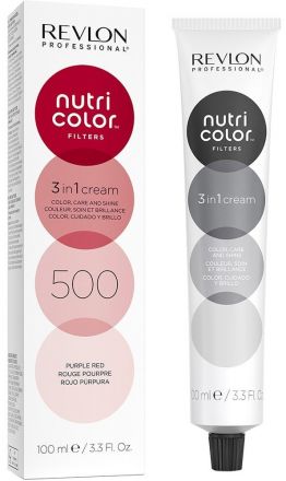 Revlon Professional Nutri Color Filters - Barevná maska na vlasy 500 Purple Red 100ml