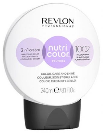 Revlon Professional Nutri Color Filters - Barevná maska na vlasy 1002 Pale platinum 240ml