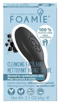 Foamie Cleansing Face Bar Too Coal to Be True Normal to combination skin - Tuhá čistící péče 60 g