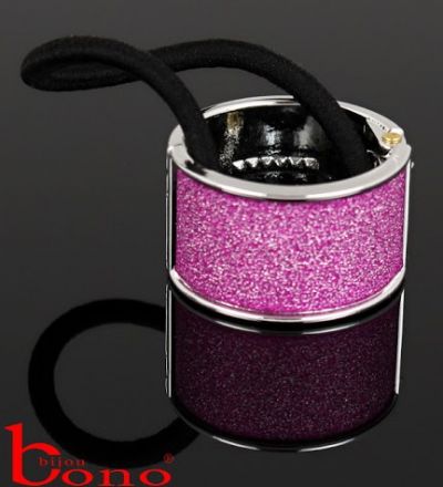 Gumička s ozdobným krytím na culík mix barev