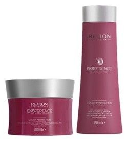 Revlon Professional Eksperience Color Protection Letní Set - Šampon na barvené vlasy 250 ml + maska na barvené vlasy 200 ml Dárková sada