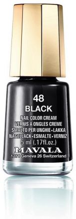 Mavala Minicolor Nail Care - Lak na nehty č. 47 Black 5 ml