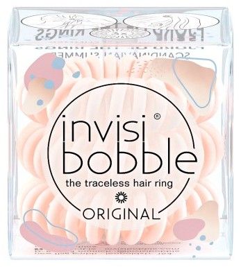 Invisibobble ORIGINAL Nordic Breeze Fjord of the Rings - Gumička do vlasů světle oranžová 3 ks
