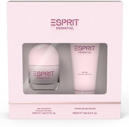Esprit Essential Woman Sada - EDP 20 ml + sprchový gel 100 ml Dárková sada