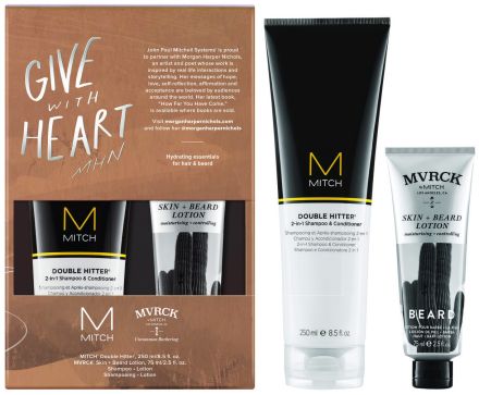 Paul Mitchell Mvrck Wash and Shave Duo Vánoční Sada - Šampon 2v1 250 ml + hydratační krém 75 ml Dárková sada