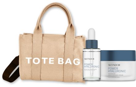 Skeyndor Power Hyaluronic Suchá Pleť Letní Sada - Hydratační krém 50 ml + Hydratační booster 30 ml Dárková sada