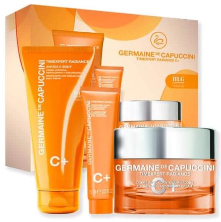 Germaine de Capuccini Radiance C+ Set - Krém 50 ml + oční krém 15 ml + tělový krém 100 ml Dárková sada