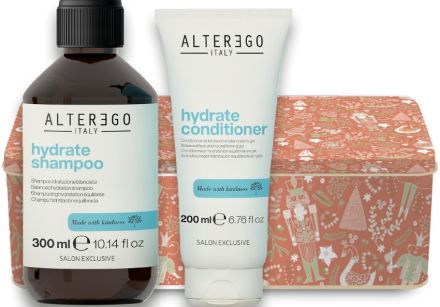 Alter Ego Hydrate Vánoční Sada - Šampon 300 ml + kondicionér 200 ml Dárková sada