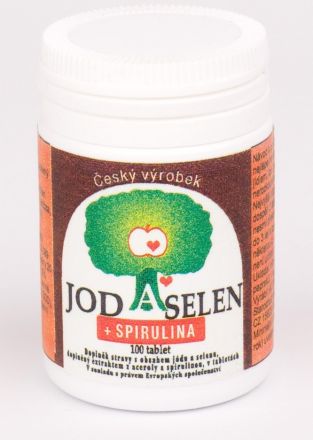 Sunpharm Jod a Selen + spirulina 100 tablet