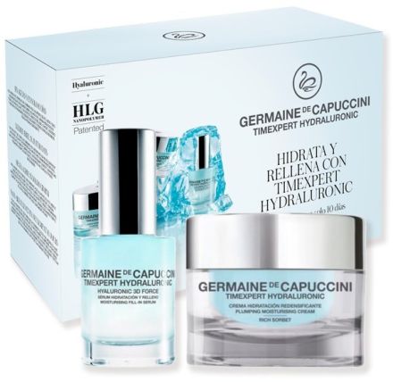 Germaine de Capuccini Timexpert Hydraluronic Rich Set - Hydratační Sérum 30ml + Hydratační krém pro suchou pleť 50ml Dárková sada