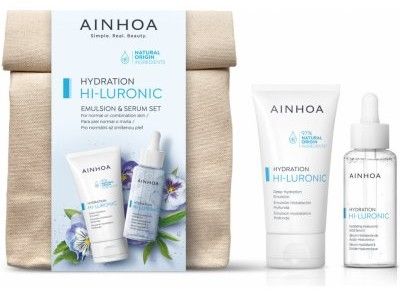 Ainhoa Hi-luronic Hydration Set - Emulze 50 ml + sérum 50 ml Dárková sada