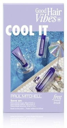 Paul Mitchell Platinum Blonde Sada - Šampon 300 ml + kondicionér 200 ml + sprej 150 ml Dárková sada
