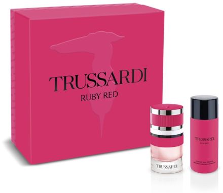 Trussardi Ruby Red Vánoční Set - EDP 60 ml + tělová emulze 125 ml Dárková sada