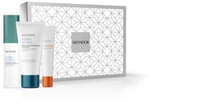 Skeyndor Power Retinol Vánoční Sada - Reparační krém 50 ml + sérum + oční krém power c+ 15 ml Dárková sada