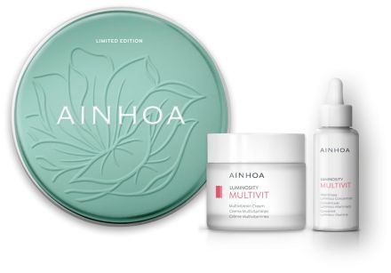 Ainhoa Multivit Vánoční Sada - Výživný krém 50 ml + vitamínové sérum 50 ml Dárková sada