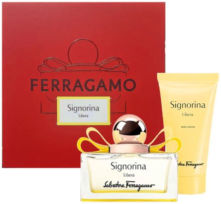 Salvatore Ferragamo Signorina Libera Set - EDP 50 ml + tělové mléko 50 ml Dárková sada