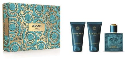 Versace Eros Set - EDP 50 ml + sprchový gel 50 ml + balzám po holení 50 ml Dárková sada
