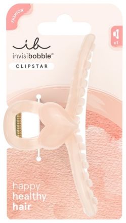 Invisibobble CLIPSTAR L Heartbeat - Skřipec do vlasů 1 ks