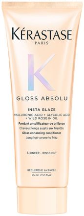 Kérastase Gloss Absolu Insta Glaze Fondant Mini - Hydratační a rozjasňující péče pro vlasy se sklonem ke krepatění 75 ml Cestovní balení