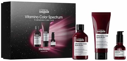 L´oréal Professionnel Vitamino Color Spectrum Trio Vánoční Set - Šampon 300 ml + péče 200 ml + sérum 50 ml Dárková sada