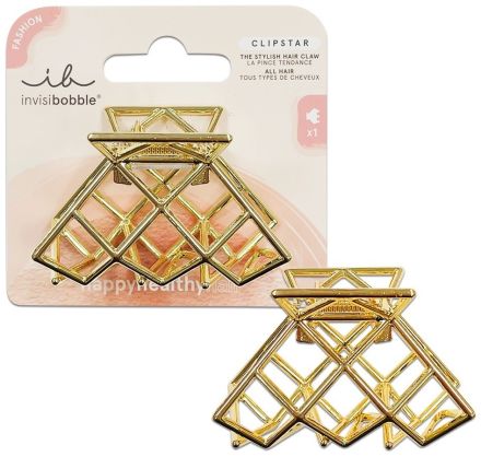 Invisibobble CLIPSTAR Divine Metal - Skřipec do vlasů 1 ks
