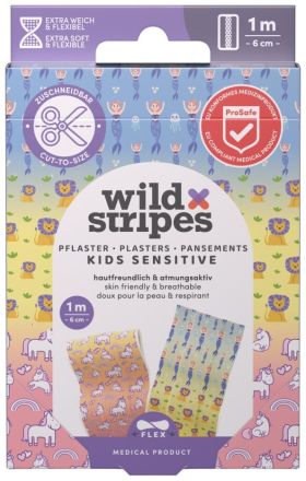 Wild Stripes Kids Fantasy 1-Meter Plaster - Hpoalergenní náplast 1 m