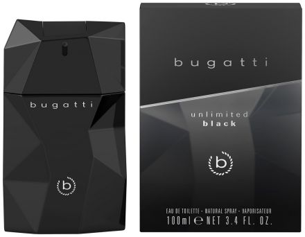 Bugatti Unlimited Black EDT - Pánská toaletní voda 100 ml