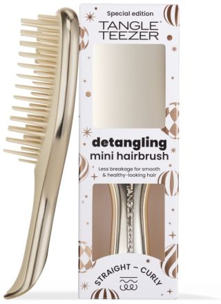 Tangle Teezer Ultimate Detangler Mini Chrome Champagne Gold - Kartáč na vlasy