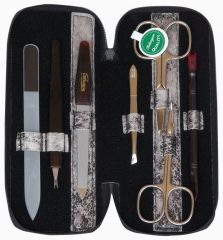 Manikúra SYDNEY - Koženková manikúrní sada 7-mi dílná