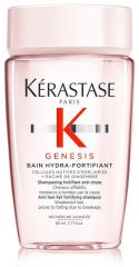 Kérastase Genesis Bain Hydra-fortifiant Travel Size - šamponová lázeň pro posílení oslabených vlasů 80 ml Cestovní balení