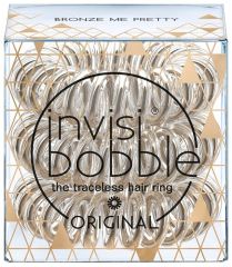 Invisibobble ORIGINAL Bronze Me Pretty - Gumička do vlasů zlatá 3 ks