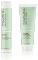 Paul Mitchell Clean Beauty Anti-Frizz Duo Set - Šampon 250 ml + kondicionér 250 ml Dárková sada