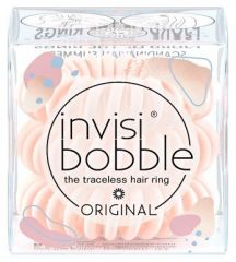 Invisibobble ORIGINAL Nordic Breeze Fjord of the Rings - Gumička do vlasů světle oranžová 3 ks