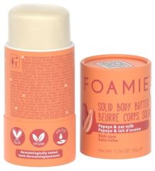 Foamie Solid Body Butter Oat to Be Smooth - Zklidňující péče s bohatým bambuckým máslem 50 g