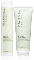 Paul Mitchell Clean Beauty Anti-frizz Duo Sada - Šampon 250 ml + kondicionér 250 ml Dárková sada