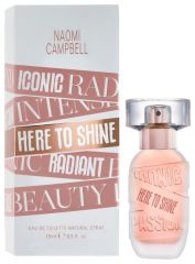 Naomi Campbell Here to Shine EDT- Dámská toaletní voda 30 ml Poškozený obal