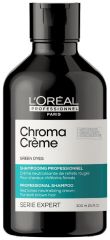 L´oréal Professionnel Serie Expert Chroma Créme Green Shampoo - Šampon neutralizující červené základy zesvětlení 300 ml