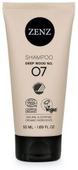 Zenz Organic Shampoo Deep Wood no. 07 - Šampon pro všechny typy vlasů 50 ml Cestovní balení