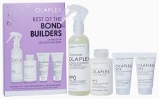 Olaplex Best of Bond Builders Blonde Set - Péče č.0 155ml + vlasová kůra č.3 100ml + šampon č.4 30ml + kondicionér č.5 30ml Dárková sada
