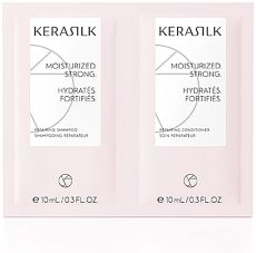 Kerasilk Essentials Repairing Shampoo and Conditioner - Šampon pro poškozené vlasy 10 ml + kondicionér 10 ml Cestovní balení