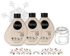 Zenz Organic Pure Vánoční Set - Šampon No.1 250 ml + kondicionér No.2 250 ml + péče No.3 250 ml Dárková sada