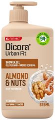 Dicora Urban Fit Shower Gel - Sprchový gel mandle a ořech 825 ml
