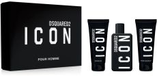 Dsquared2 Icon for Him Set - EDP 100 ml + sprchový gel 100 ml + balzám po holení 100 ml Dárková sada