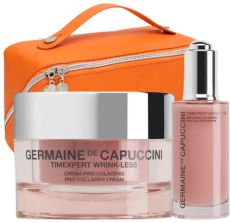 Germaine de Capuccini Timexpert Wrink Less Letní Set - Kolagenový krém proti vráskám 50 ml + Kolagenové sérum proti vráskám 50 ml Dárková sada
