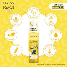 Revlon Professional Equave Minions Kids Detangling Conditioner Travel Size - Dětský bezoplachový kondicionér Banán 50 ml Cestovní balení