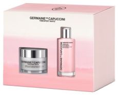 Germaine de Capuccini Timexpert White Set - Rozjasňující antiagingový krém SPF 15 50 ml + rozjasňující sérum 50 ml Dárková sada