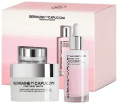 Germaine de Capuccini Timexpert White Set - Rozjasňující antiagingový krém SPF 15 50 ml + rozjasňující sérum 50 ml Dárková sada