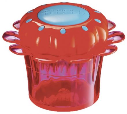Tangle Teezer Magic Flower Princess Pink - Růžový dětský kartáč na vlasy v růžovém květináčku